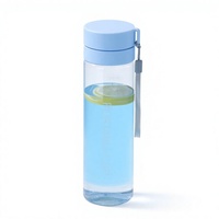 Gobelet isotherme OEM personnalisé en PET 800 ml avec double couvercle, infuseur à thé, anti-fuite, bouteille de sport portable