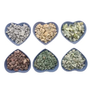 حجر مرصع بالحصى الملونة الطبيعية تان رصف البازلت للاستخدام في الهواء الطلق والمتنزهات - Product Image 2