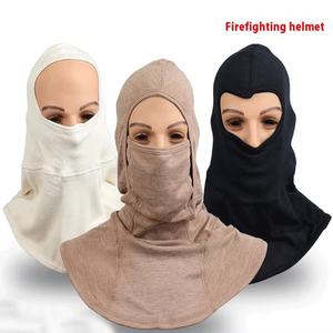 Capuche de protection ignifuge en aramide à double couche isolée haute température, accessoire pour équipement de lutte contre les incendies forestiers - Product Image 3