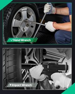 Tuercas de Rueda Cromadas con Diseño de <span class=keywords><strong>Bellota</strong></span> - Rosca M12x1.5, Asiento Cónico, Tamaño Estándar, Juego de 20 Piezas para la Mayoría de Autos, SUV y Camionetas - Product Image 3