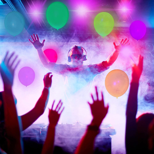 10/<span class=keywords><strong>12</strong></span> pouces néon lueur UV lumière noire ballons en latex lueur sombre ballons fluorescents lumineux pour les fêtes de Noël article unique - Product Image 2