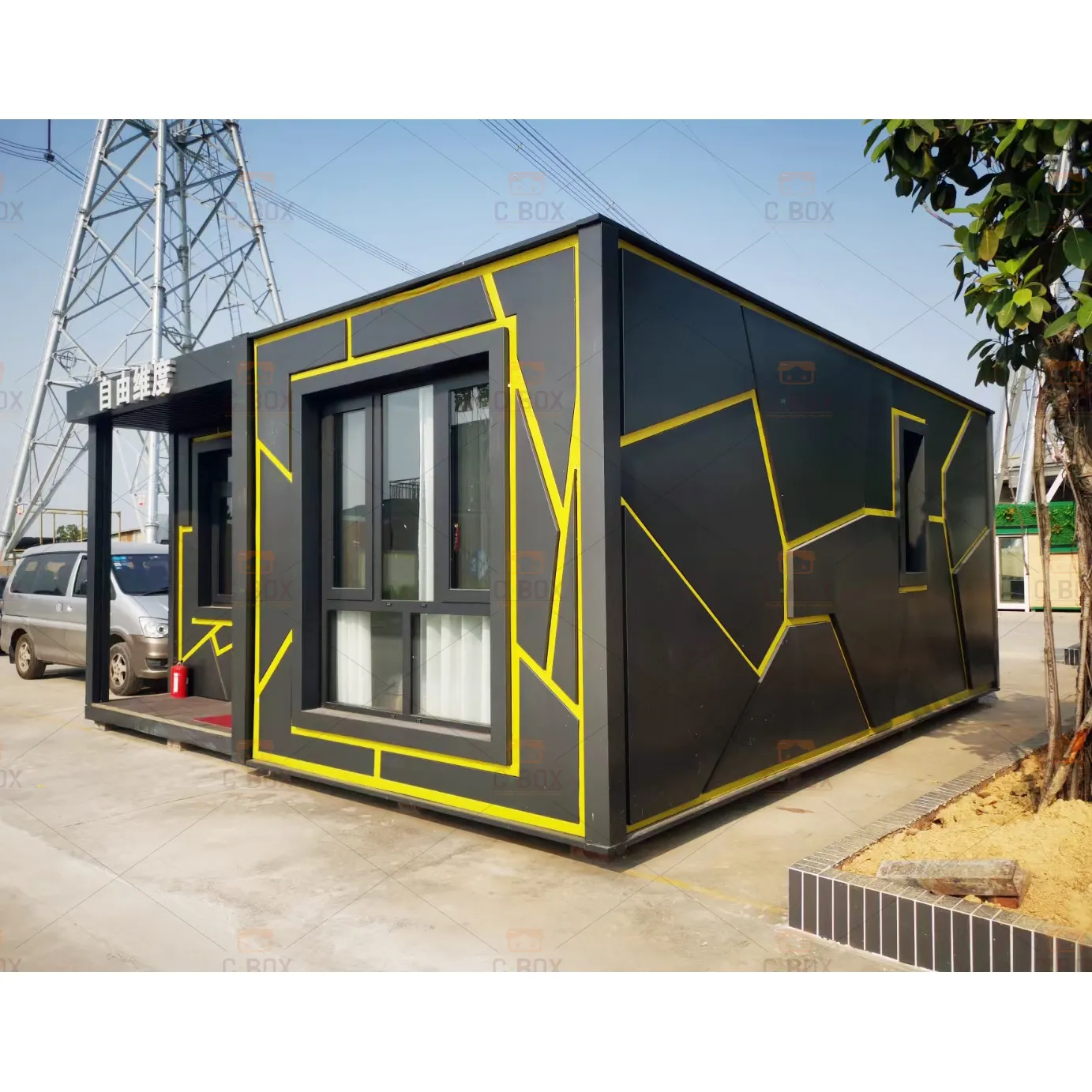 CE ISO Certification low shipping cost Flat pack container house modular durable 20ft 40ft prefab container homes for sale