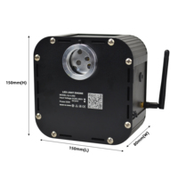 Kit d'éclairage LED 220V 50W RGBW pour plafond étoilé scintillant, moteur lumineux en aluminium, lumières étoiles à fibres optiques