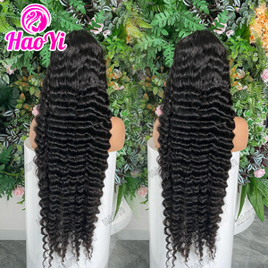 Mật Độ 250 HD 13x6 Trong Suốt Sâu Sóng Tóc Con Người Ren Phía Trước Tóc Giả 30 40 Inch 13x4 Nước Xoăn Ren Phía Trước Tóc Giả Tóc Con Người - Product Image 3