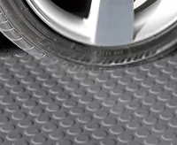 Tapete de Piso de PVC Resistente, Industrial, Encastrable, Antideslizante e Impermeable para Interiores, Talleres, Garajes, Sótanos, Gimnasios y Exteriores