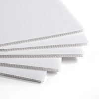 Pp étanche 4x8 Coroplast PP feuille feuille de polypropylène noyau creux en plastique flûte conseil feuille de plastique