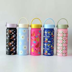 650Ml 1000Ml 1200Ml Wide Mouth Stainless Steel 304 <b>Double</b> <b>Wall</b> Sports Flask for Thermos Handle Straw 32Oz 12-24hr Thermal - Product Image 1