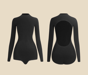 Leotardo Popular para Baile Latino, Cuello Alto, Espalda Descubierta, Mangas Largas, Cálido, para Chacha, Samba, Tango, Rumba, <span class=keywords><strong>Disfraz</strong></span> de Baile para Niñas - Product Image 6
