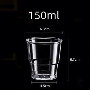 Vasos Desechables de Plástico de 1.5 Oz para Degustación de Whisky, Vino, Comida y Bodas, Transparentes, Promocionales - Product Image 3