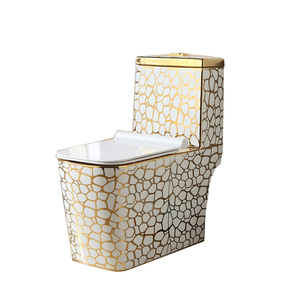 Inodoro Moderno de Una Pieza para Hotel, Lavabo para Villa, Inodoro de Cerámica Alargado con Doble Descarga, Sifón en S, Lujoso Conjunto de Baño Montado en el Suelo - Product Image 2