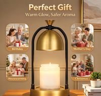 Lampe chauffe-bougie avec minuterie et variateur d'intensité - Cadeaux d'anniversaire pour femmes, décoration de chambre, Noël