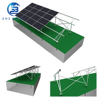 Support de fixation en acier pour panneau solaire au sol, étanche, pour installation extérieure