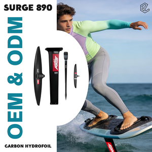 Tabla de surf con ala de carbono AXIS Foil Surge 890, tabla de surf eléctrica Efoil Parawing, tabla de surf inflable para jugar en el agua, kitesurf, hydrofoil. - Product Image 1