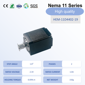 มอเตอร์สเต็ปเปอร์ Nema <span class=keywords><strong>11</strong></span> 1.8 องศา 2 เฟส 0.09 นิวตันเมตร 2.3 โวลต์ 1.0 แอมป์ พร้อมรอกไทม์มิ่ง 28 มม. 150 กรัม สำหรับเครื่องพิมพ์ 3 มิติ ซีเอ็นซี หุ่นยนต์อัตโนมัติ - Product Image 2