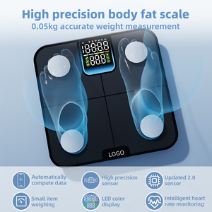 Cf632ble Dual Screen Bluetooth Body Fat <b>Scale</b> Rectangle Touch Sensing High <b>Precise</b> Sensor Battery Powered Smart <b>Scale</b> - Product Image 4
