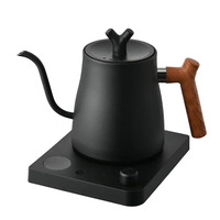 Bouilloire électrique mécanique à contrôle de température intelligent 1L avec col de cygne pour café et thé Bouilloire électrique