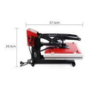 Mesin Cetak Transfer Panas Tshirt Mesin Cetak 375Mm Mesin Press Panas Kombo 5 In 1 Pisau Kertas Vinil