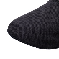 Bottes de danse jazz rouges à lacets en toile à semelles souples, chaussures d'entraînement de danse pour adultes hommes et femmes