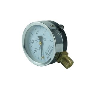 DKV <span class=keywords><strong>Y</strong></span> Series สีดำเคสเหล็กสีดำความดัน<span class=keywords><strong>100</strong></span>มม. 6bar 10bar 80psi เหล็กสีดำเชื่อมต่อเปลือกเหล็กด้านล่างเกจความดันแห้ง - Product Image 3