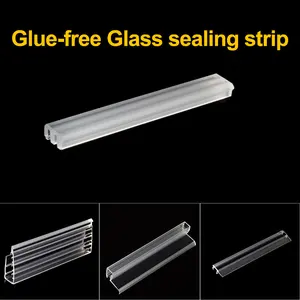 Customized Silicone Material For Bathroom Window Glass Sealing Edge Strips Waterproof And Weather Strip Seal