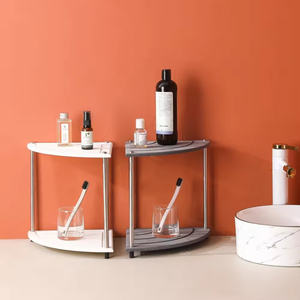 Cuadrante de <span class=keywords><strong>barro</strong></span> de diatomeas de calidad superior, estantes de almacenamiento de doble capa, bandeja de drenaje de ducha con buen servicio de China - Product Image 1
