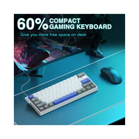Clavier de jeu Aula Win60 He Max avec capteur Hall de précision, échangeable à chaud, filaire, design 60 % pour les joueurs PC