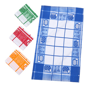 Essuie-tout Créatif Jacquard 40x60 cm Épais et Absorbant en Polyester Coton pour Cuisine, Hypoallergénique, Rectangulaire - Product Image 5