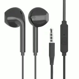 2024 3.5 Mm spor Stereo müzik gürültü iptal kablolu kulaklık kulaklık mikrofonlu kulaklık için cep telefonu aksesuarları
