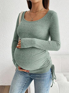 <span class=keywords><strong>Pull</strong></span> en tricot de maternité King Mcgreen Star pour <span class=keywords><strong>femme</strong></span> <span class=keywords><strong>enceinte</strong></span>, sous-vêtement décontracté à col rond et manches longues - Product Image 5