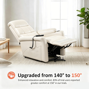 <span class=keywords><strong>Fauteuil</strong></span> <span class=keywords><strong>inclinable</strong></span> <span class=keywords><strong>électrique</strong></span> à moteur unique, grande puissance, pour personnes âgées et grandes, en cuir, design moderne, ergonomique, écologique - Product Image 4