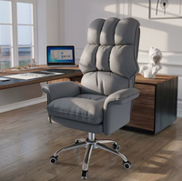 Chaise de bureau exécutive moderne industrielle en cuir PU haut de gamme, réglable en hauteur et pivotante, vente en gros