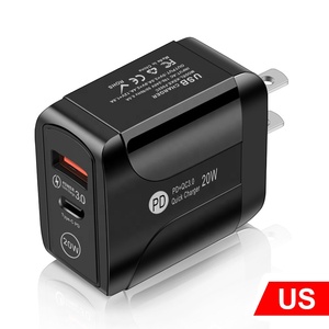 Chargeur <span class=keywords><strong>USB</strong></span> 20W PD Type <span class=keywords><strong>C</strong></span>, US/EU/UK, <span class=keywords><strong>bloc</strong></span> de charge rapide, adaptateur mural, Compatible avec <span class=keywords><strong>iPhone</strong></span> 12 Mini 12 Pro - Product Image 2