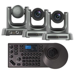 4K Conference <b>Camera</b> Broadcast Bundle 3 Pcs With 20X AI Tracking and <b>POE</b> Switch Video <b>System</b> Conference <b>Camera</b> - Product Image 1