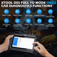 Lector de Códigos OBD2 Xtool D5S, Escáner de Diagnóstico para Automóviles con 5 Sistemas PCM/TCM/ABS/SRS, Compatible con Varios Idiomas