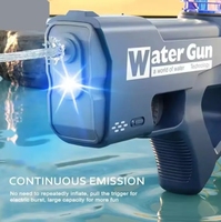 Pistolet à eau électrique pour enfants, jeu de tir d'été, pistolet à eau automatique avec lumières de couleur pour enfants adultes, vente en gros
