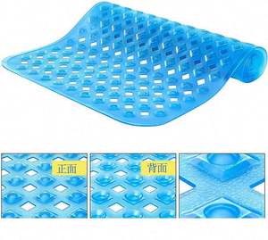 Nouveau tapis antidérapant pour baignoire K1219, 40*88cm, allongé, en PVC avec ventouses, tapis antidérapant pour salle de bain, tapis antidérapant pour les pieds - Product Image 2