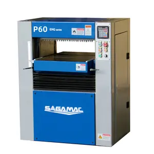 Sagamac 630Mm P60 Automatische Oppervlak Industriële Sprial Cutter Hout Dikte Schaafmachine Machine Voor Verkoop