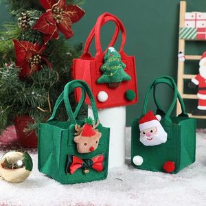 Nuova Borsa Regalo Natalizia in Feltro Ecologico, Borsa per la Spesa, Graziose Decorazioni Natalizie, Sacchetto Regalo di Natale - Product Image 3