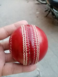 Pelota de grillo de cuero cosida a mano, pelota dura de 5,50 oz - Product Image 4