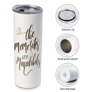Stainless Steel Tumbler 20oz Straight Custom Logo Heat Preservation <b>Cup</b> - Product Image 4