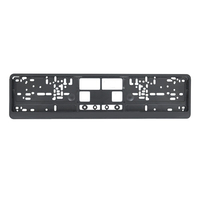 Support de plaque d'immatriculation universel en plastique PP pour voitures européennes Couverture du cadre euro européen Europe Standard