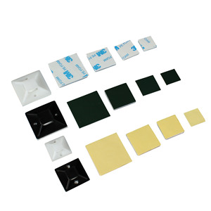 20*20mm Chinamanufacture Cheap Newlec Supports d'attache de câble adhésifs comprenant des coussinets collants - Product Image 5