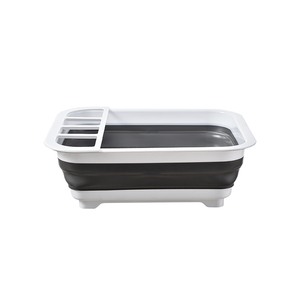 Kitchen dish rack and plate storage holder dish drying rack drain basket collapsible dish drying