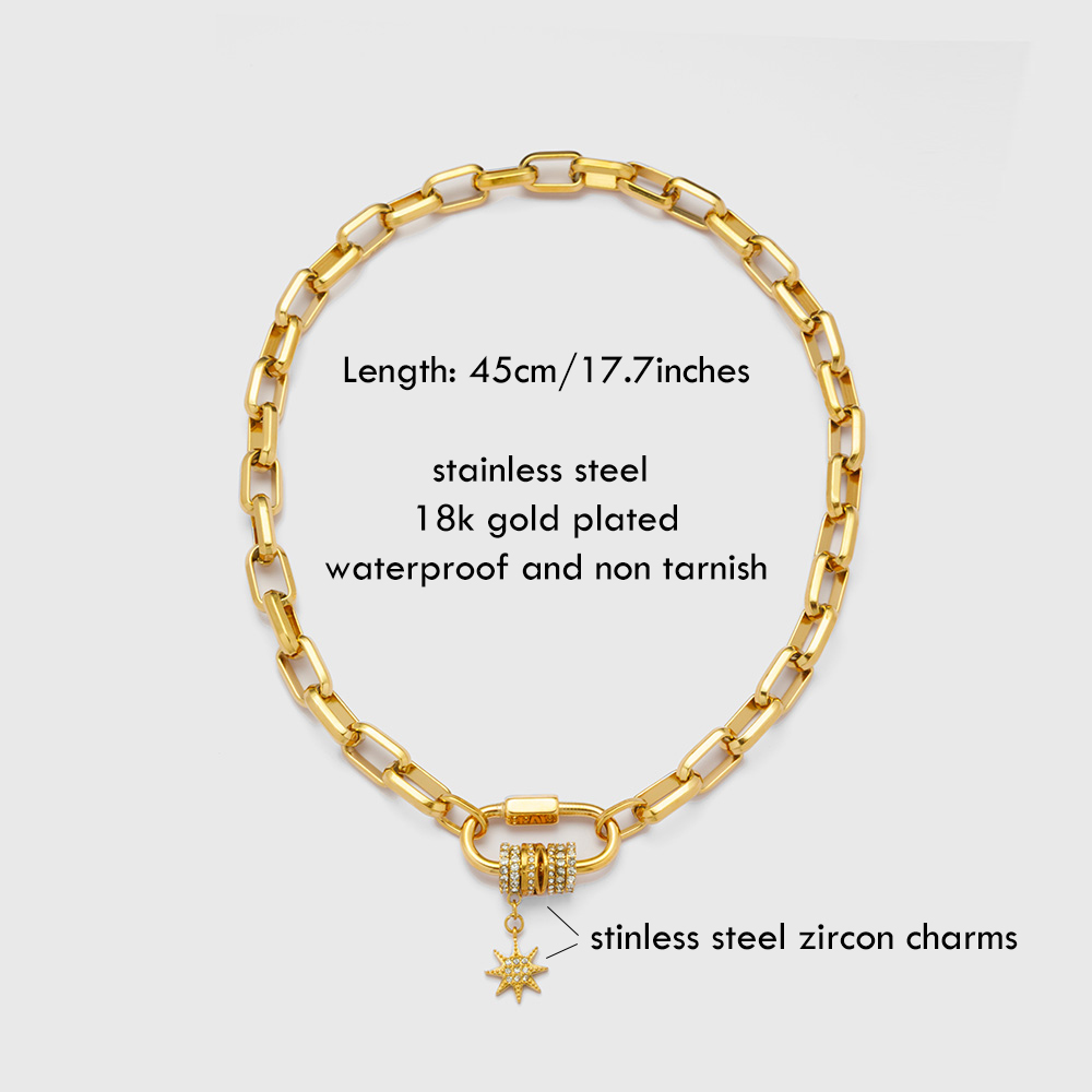 luxury designer jewelry stainless steel