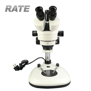 <span class=keywords><strong>PCB</strong></span>検査顕微鏡用7x-45x光学工業用三眼電子ズームステレオ顕微鏡 - Product Image 4