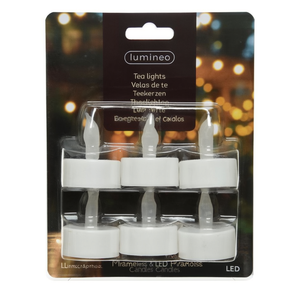 Set candele led 6 pz <b>Tea</b> <b>light</b> Bianco caldo 482264 - Product Image 3