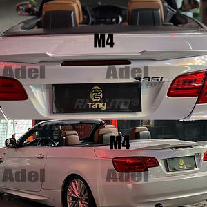 Aileron de toit en fibre de carbone style M4 MP PSM pour BMW Série 3 E93, kit d'aileron de coffre - Product Image 4