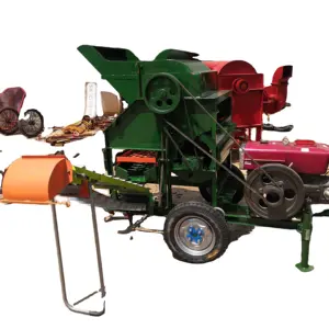 New hộ gia đình đậu phộng chọn máy ướt và khô dual-mục đích đậu phộng tuốt lúa các nhà sản xuất/cho ăn tự động đậu phộng picker