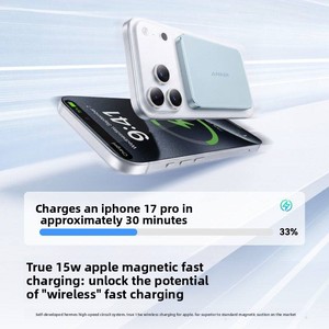 Cargador Portátil Anker Nano Air+, Batería Externa Magnética Inalámbrica Ultradelgada de 5,000 mAh, 15W Máx. para iPhone <span class=keywords><strong>Serie</strong></span> 17/16 - Product Image 4