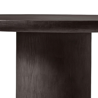 Placages de chêne américain faits à la main tables à manger rondes pour table en bois de salle à manger